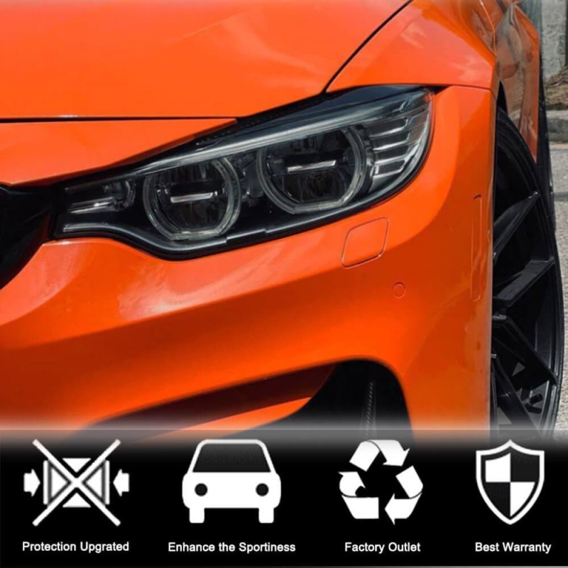 Реснички на фары V1 (для F80, Карбон) для BMW 3 серия F-30/31/34 2012-2019 гг Реснички на фары V1 (для F80, Карбон) для BMW 3 серия F-30/31/34 2012-2019 гг