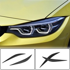 Ресницы на фары V1 (Карбон) для BMW 4 серия F-32 2012-2020 гг