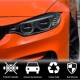 Ресницы на фары V1 (Карбон) для BMW 4 серия F-32 2012-2020 гг