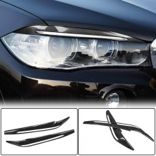 Реснички на фары Карбон V1 для BMW X5 F-15 2013-2018 гг