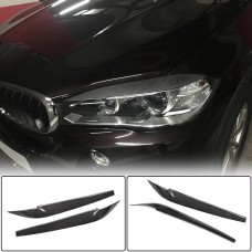 Вії на фари Сухий карбон V2 для BMW X6 F-16 2014-2019 рр