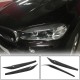 Реснички на фары Сухой карбон V2 для BMW X6 F-16 2014-2019 гг