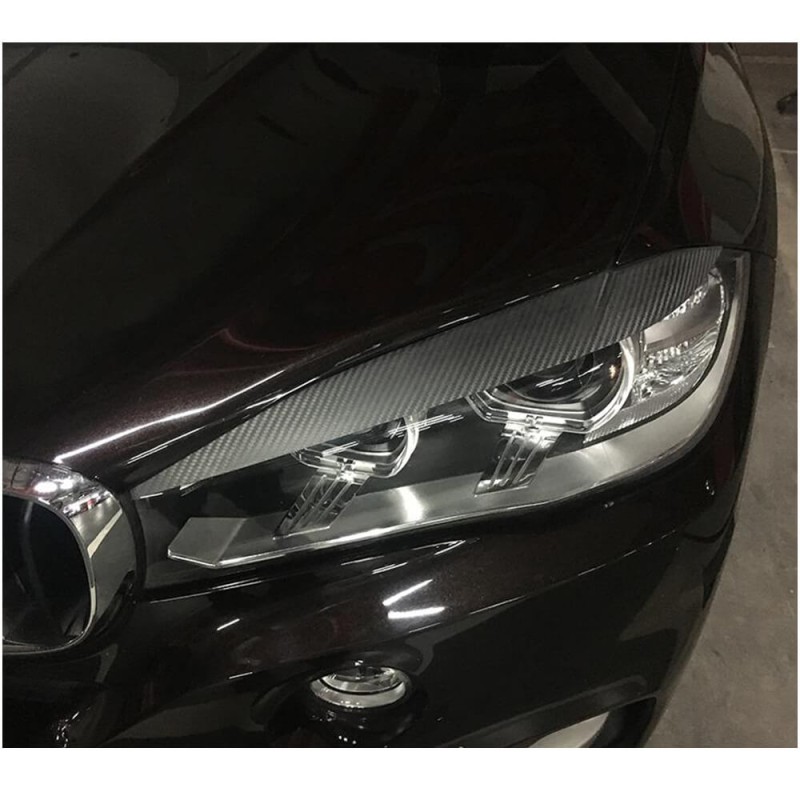 Реснички на Фары Lamp Eyelids FRP V3 для BMW X6 F-16 2014-2019 гг Реснички на Фары Lamp Eyelids FRP V3 для BMW X6 F-16 2014-2019 гг