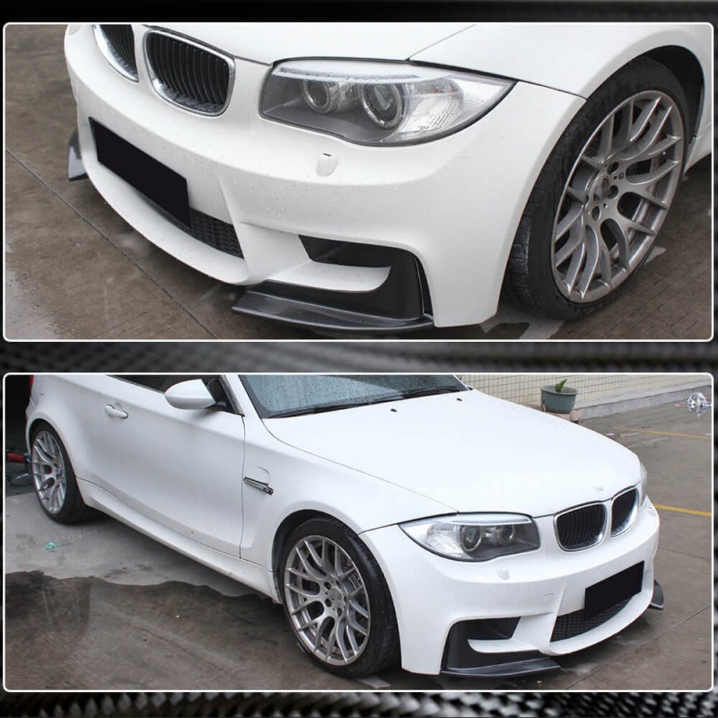 Накладки Flap на передний бампер (для 1M E82, Карбон) для BMW 1 серия E81/82/87/88 2004-2011 гг Накладки Flap на передний бампер (для 1M E82, Карбон) для BMW 1 серия E81/82/87/88 2004-2011 гг