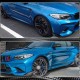 Накладки на передний бампер Flap (для F87 M2/M2C, Карбон) для BMW 2 серия F22/23 2014-2021 гг