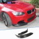 Накладки на передний бампер Flap (для E90 2008-2011 Base, Карбон) для BMW 3 серия E-90/91/92/93