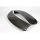 Накладки на передний бампер Flap (для E90 2008-2011 Base, Карбон) для BMW 3 серия E-90/91/92/93