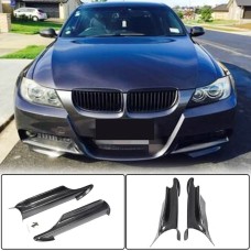 Накладки на передний бампер Flap (для E90 2005-2008 M-Sport, Карбон) для BMW 3 серия E-90/91/92/93