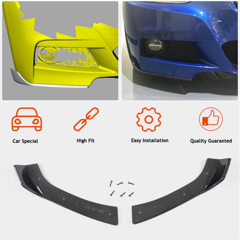 Передняя губа бампера Flap FRP V2 (для M-Sport) для BMW 3 серия F-30/31/34 2012-2019 гг Передняя губа бампера Flap FRP V2 (для M-Sport) для BMW 3 серия F-30/31/34 2012-2019 гг