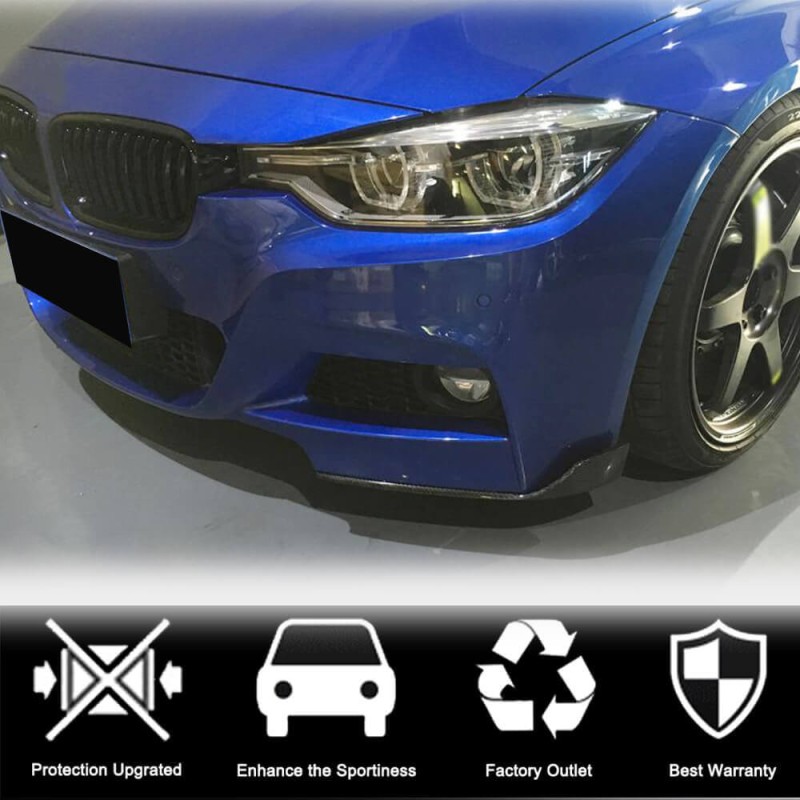 Передняя губа бампера Flap FRP V2 (для M-Sport) для BMW 3 серия F-30/31/34 2012-2019 гг Передняя губа бампера Flap FRP V2 (для M-Sport) для BMW 3 серия F-30/31/34 2012-2019 гг