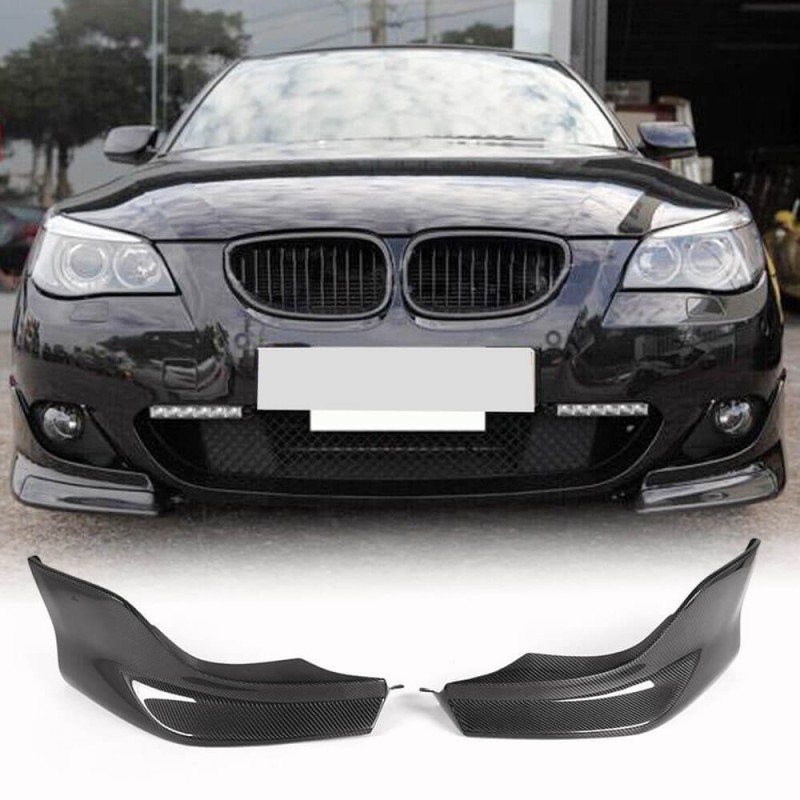 Накладки Flap на передний бампер (для M-Sport, Карбон) для BMW 5 серия E-60/61 2003-2010 гг