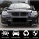Накладки Flap на передний бампер (для M-Sport, Карбон) для BMW 5 серия E-60/61 2003-2010 гг Накладки Flap на передний бампер (для M-Sport, Карбон) для BMW 5 серия E-60/61 2003-2010 гг