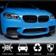 Накладки на передний бампер Flap (для F10 M5, Карбон) для BMW 5 серия F-10/11/07 2010-2016 гг