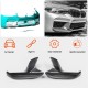Накладки на передний бампер Flap Карбон (для M5 2017-2020) для BMW 5 серия G30/31