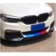 Накладки на передний бампер Flap Карбон V1 (для M-Sport 2017-2020) для BMW 5 серия G30/31