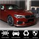 Накладки на передний бампер Flap Карбон V3 (для M-Sport 2017-2020) для BMW 5 серия G30/31