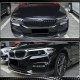 Накладки на передний бампер Flap Карбон V4 (для M-Sport 2017-2020) для BMW 5 серия G30/31