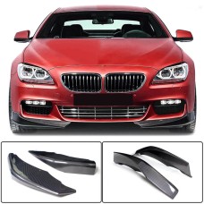 Накладки на передний бампер Flap Карбон V1 (для M-Sport) для BMW 6 F12/F13/F06 2011-2018 гг
