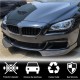 Накладки на передний бампер Flap Карбон V1 (для M-Sport) для BMW 6 F12/F13/F06 2011-2018 гг