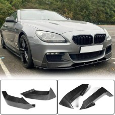 Накладки на передний бампер Flap Карбон V2 (для M-Sport) для BMW 6 F12/F13/F06 2011-2018 гг