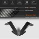 Накладки на передний бампер Flap Карбон V2 (для M-Sport) для BMW 6 F12/F13/F06 2011-2018 гг