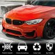 Накладки на передний бампер Flap V1 (для F80, Карбон) для BMW 3 серия F-30/31/34 2012-2019 гг