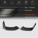 Накладки на передний бампер Flap V4 (для F82/F83, Карбон) для BMW 4 серия F-32 2012-2020 гг