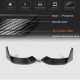 Накладки на передний бампер Flap V4 (для F82/F83, Карбон) для BMW 4 серия F-32 2012-2020 гг