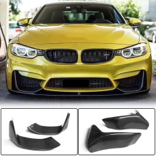 Накладки на передний бампер Flap Карбон V5 (для F82/F83) для BMW 4 серия F-32 2012-2020 гг