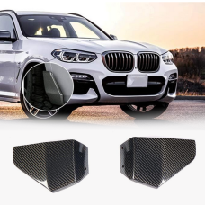Накладки на передний бампер Flap Карбон V1 (для оригинального M-Sport 2018-2021) для BMW X3 G01 2018- гг