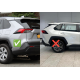 Брызговики Premium 2022-2025 (Короткая арка, 4 шт) для Toyota Rav 4 2019- гг