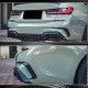 Накладки на задний бампер Flap (для M-Sport 2018-2022, Карбон) для BMW 3 серия G20/21 2018- гг