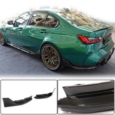 Накладки на задний бампер Flap V2 (для G80, Карбон) для BMW 3 серия G20/21 2018- гг