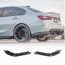 Накладки на задний бампер Flap V3 (для G80, Карбон) для BMW 3 серия G20/21 2018- гг