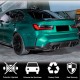 Накладки на задний бампер Flap V3 (для G80, Карбон) для BMW 3 серия G20/21 2018- гг