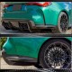 Накладки на задний бампер Flap Карбон V2 (для G82/G83) для BMW 4/i4 серия G22/23/26 2020- гг