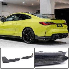 Накладки на задний бампер Flap Сухой карбон V3 (для G82/G83) для BMW 4 серия G22/23/26 2020- гг