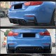 Накладки на задний бампер Flap (для F80, Карбон) для BMW 3 серия F-30/31/34 2012-2019 гг