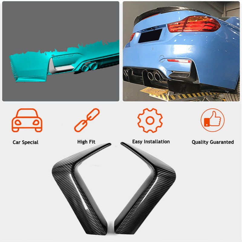 Накладка на задний бампер Flap FRP V2 (для F80) для BMW 3 серия F-30/31/34 2012-2019 гг Накладка на задний бампер Flap FRP V2 (для F80) для BMW 3 серия F-30/31/34 2012-2019 гг