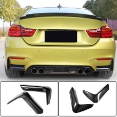 Накладки на задний бампер Flap V1 (для F82/F83, Карбон) для BMW 4 серия F-32 2012-2020 гг