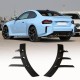 Аэродинамические накладки на задний бампер Carbon Fiber V4 (для G87) для BMW 2 серия G42 2021- гг