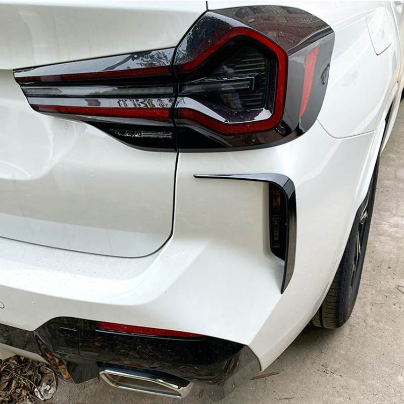 Накладки на Задний Бампер Flap ABS (для M-Sport 2021-2025) для BMW X3 G01 2018- гг Накладки на Задний Бампер Flap ABS (для M-Sport 2021-2025) для BMW X3 G01 2018- гг