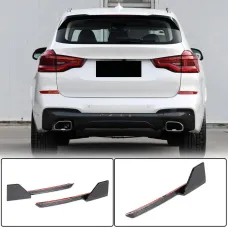 Накладки на задний бампер Flap Карбон (для оригинального M-Sport 2018-2020) для BMW X3 G01 2018- гг