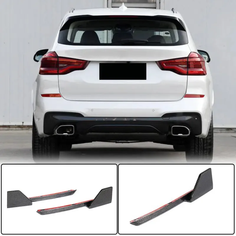 Накладки Flap на задний бампер (для оригинального M-Sport 2018-2021, Карбон) для BMW X3 G01 2018- гг