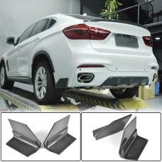 Накладки на задний бампер Flap Карбон (для M-Sport) для BMW X6 F-16 2014-2019 гг