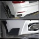 Накладки на задний бампер Flap Карбон (для M-Sport) для BMW X6 F-16 2014-2019 гг