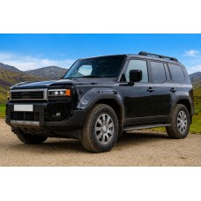 Рейлинги на крышу OEM черные (алюминий) для Toyota Land Cruiser Prado 250 2023- гг