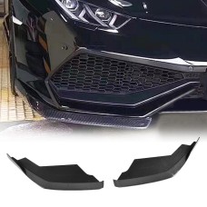 Накладки на передний бампер Flap V1 (Карбон) для Lamborghini Huracán