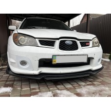 Передня лип накладка Niken Black (ABS) для Subaru Impreza 2000-2007 рр