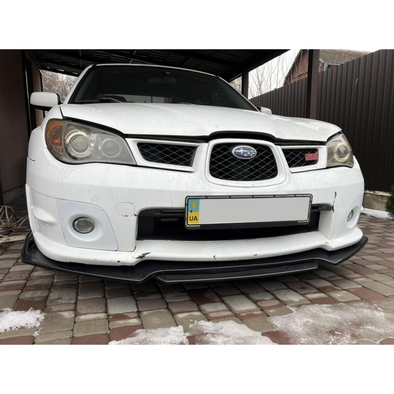 Передняя лип накладка Niken Black (ABS) для Subaru Impreza 2000-2007 гг